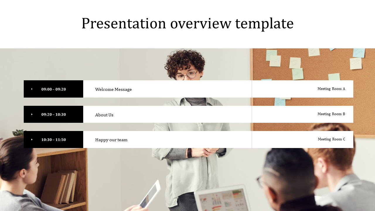 Simple Presentation Overview PPT Template and Google Slides