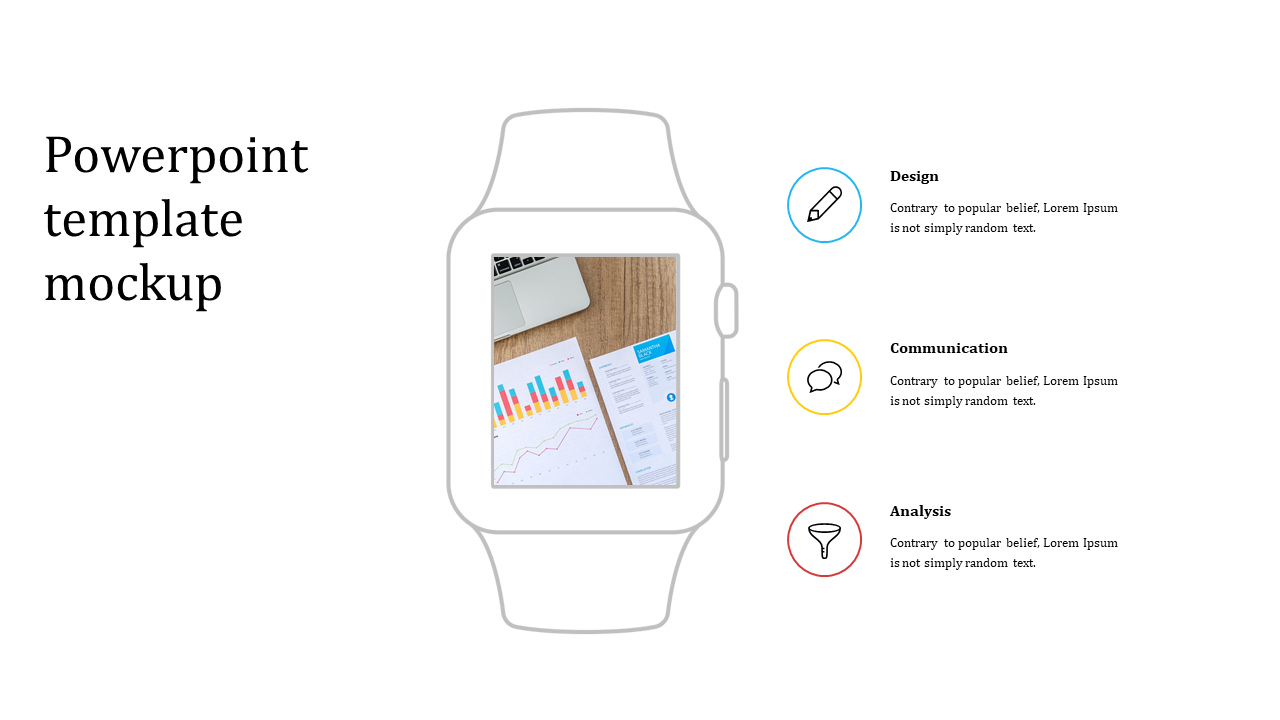 Ready To Use Our Mockup PowerPoint Template Slide Design