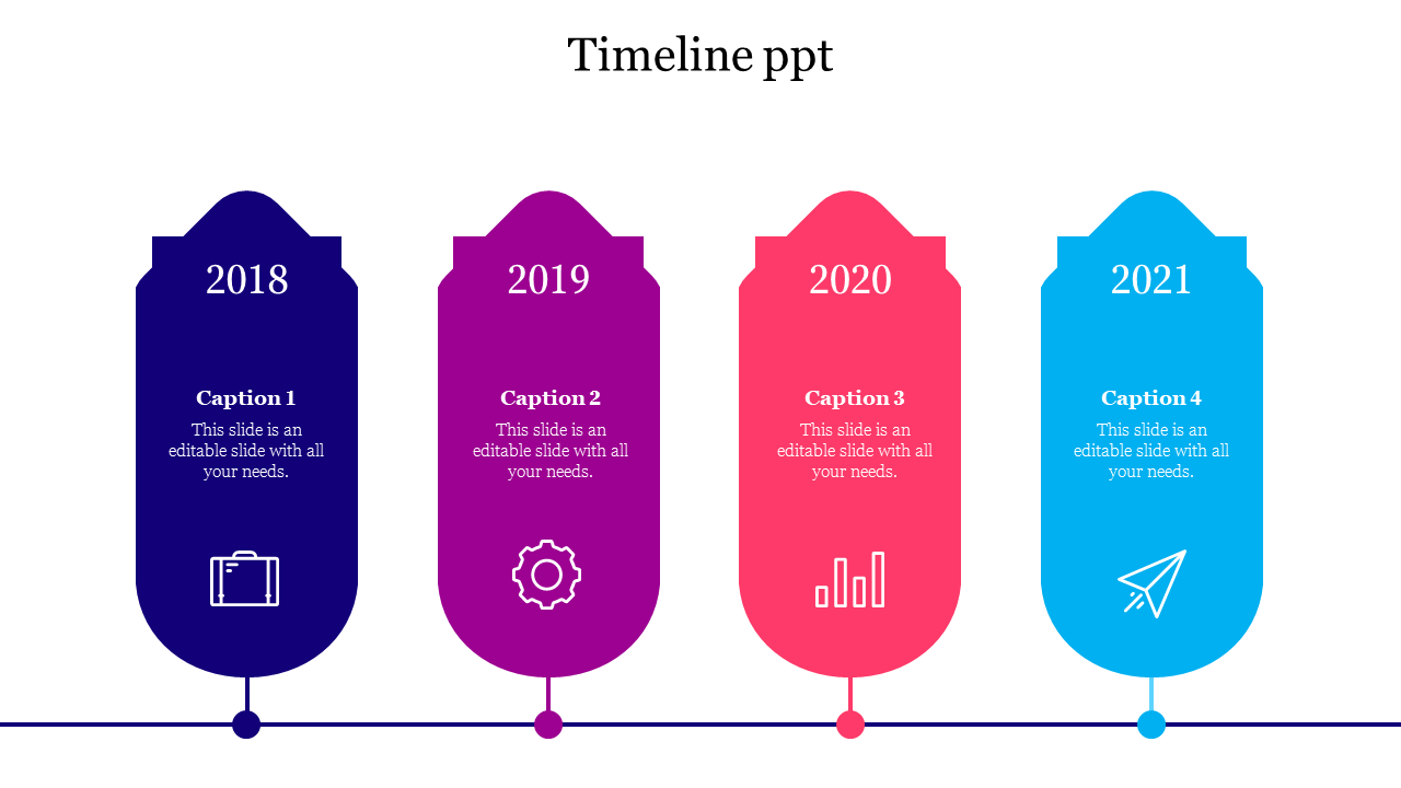 Timeline PowerPoint Presentation PPT Template Slide