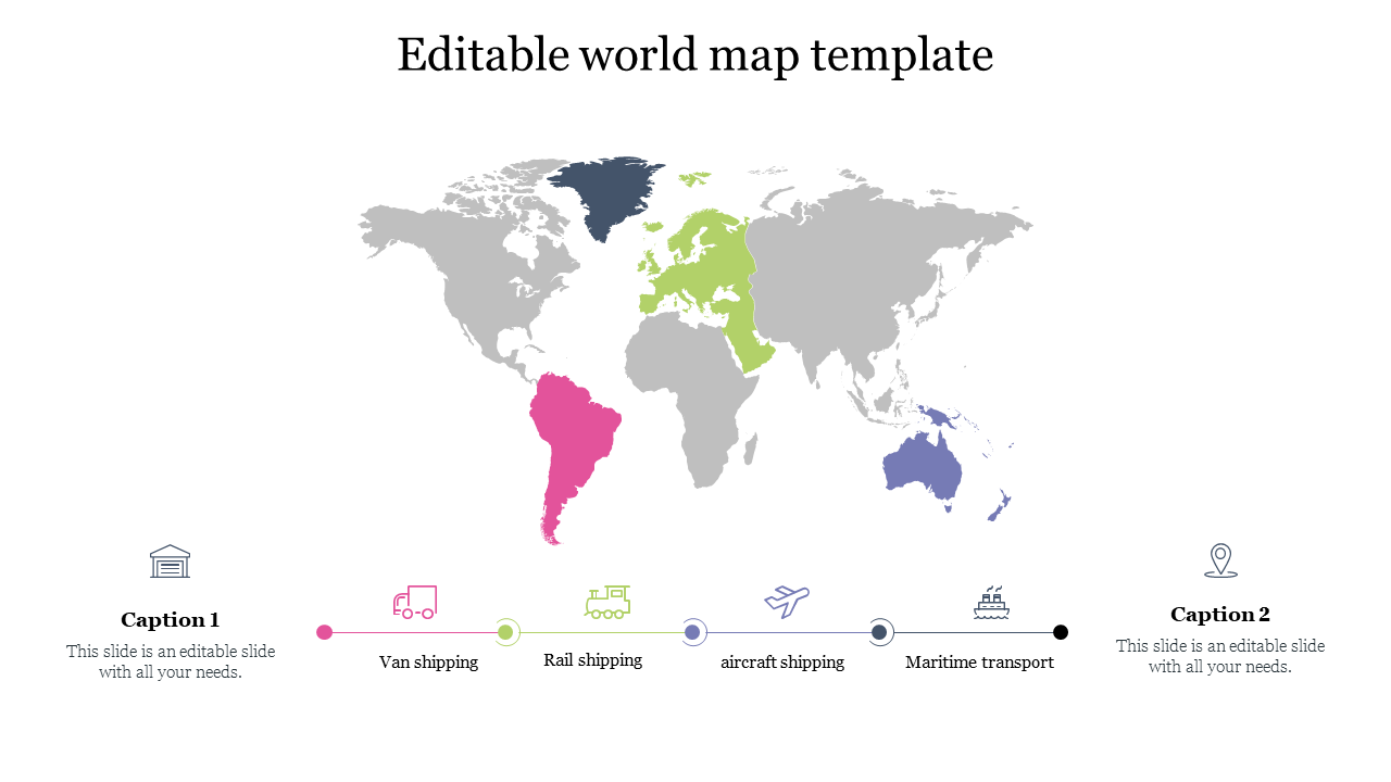 world map template powerpoint