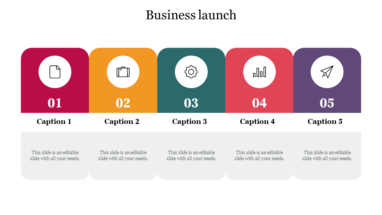 Buy Business Launch PowerPoint Template Presentation