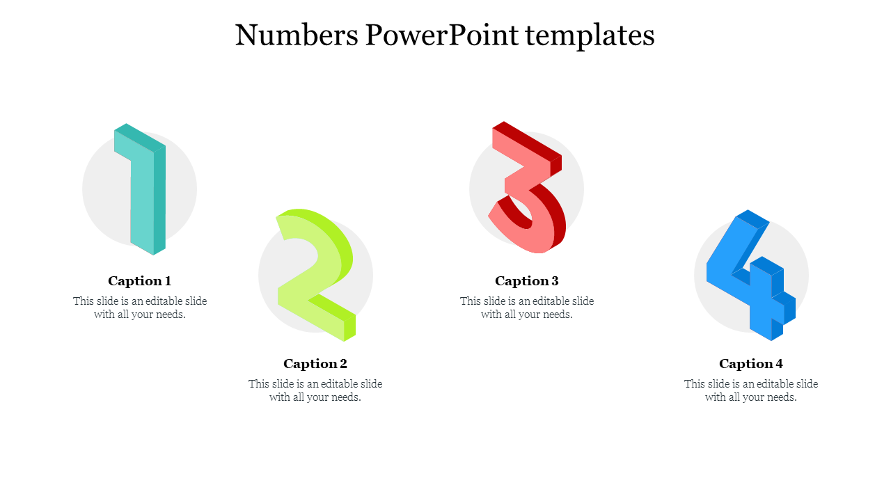 numbers powerpoint background