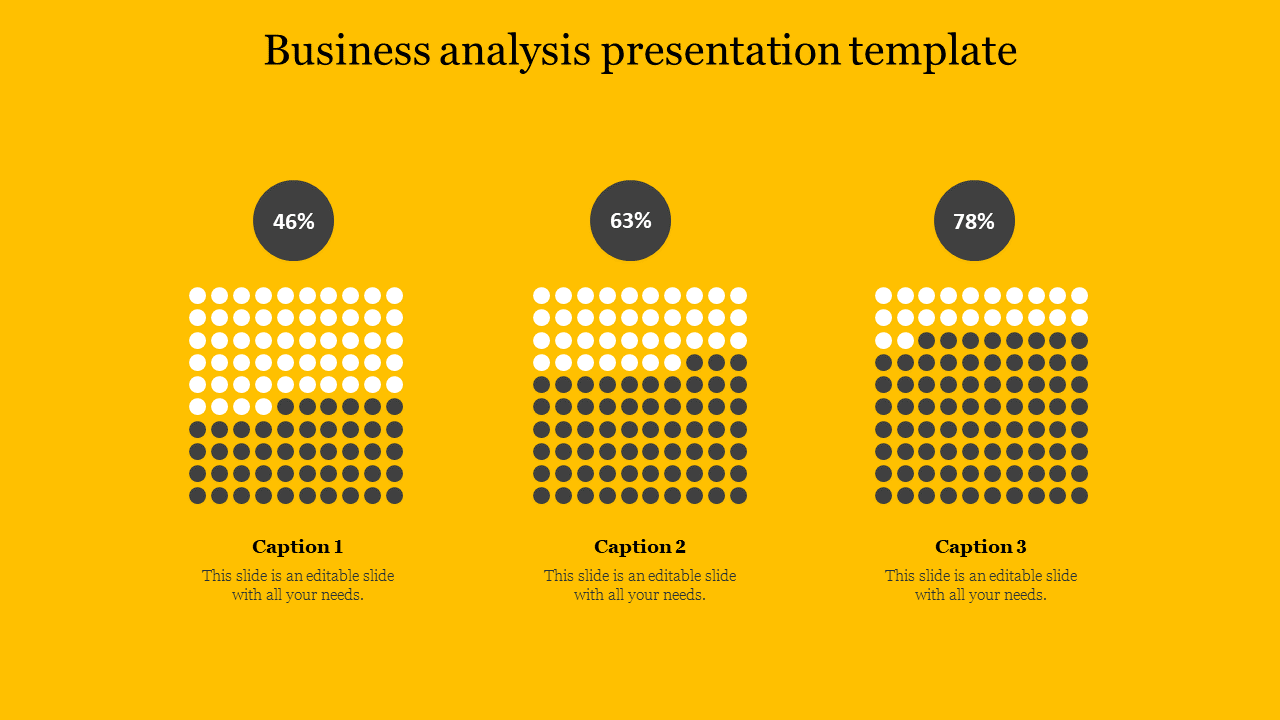 Business analysis presentation template ppt