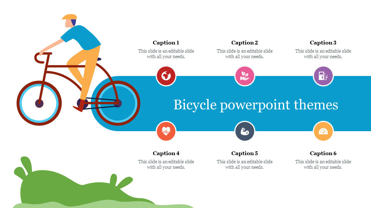 Best Bicycle powerpoint themes ppt