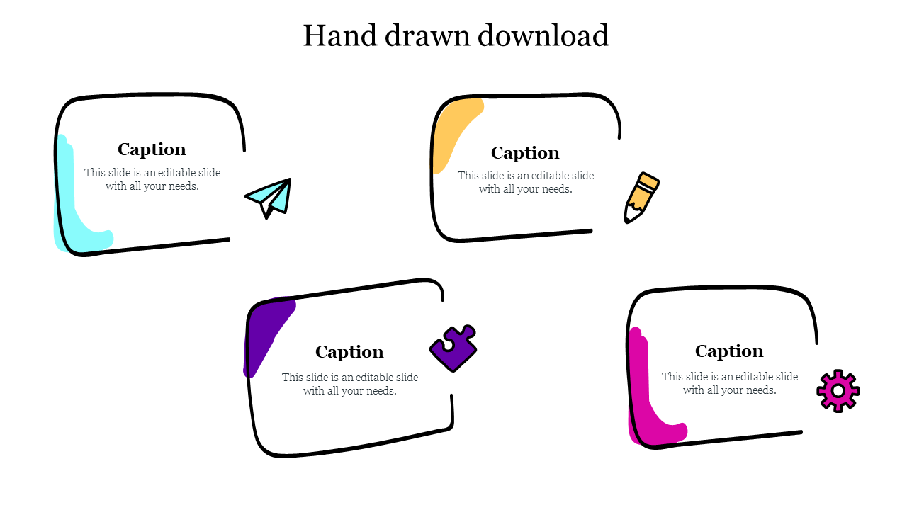 Captivating Hand Drawn download PowerPoint Presentation