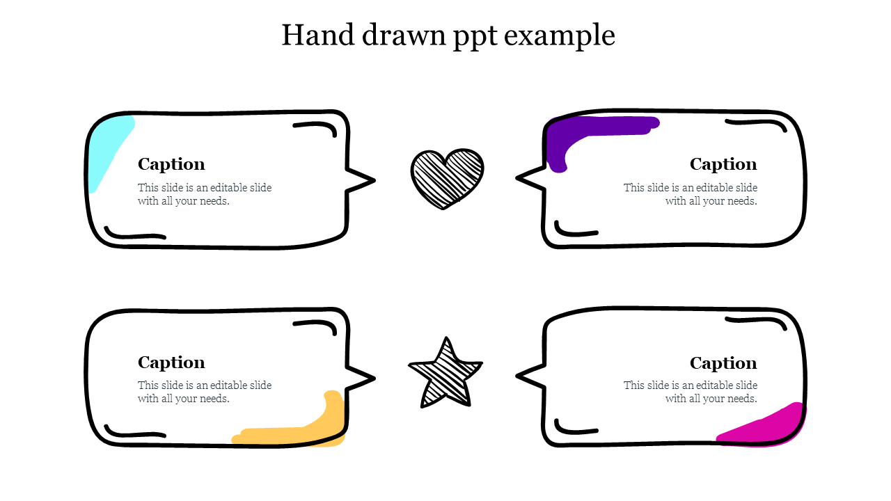 Innovative Hand Drawn PPT Example PowerPoint Slide