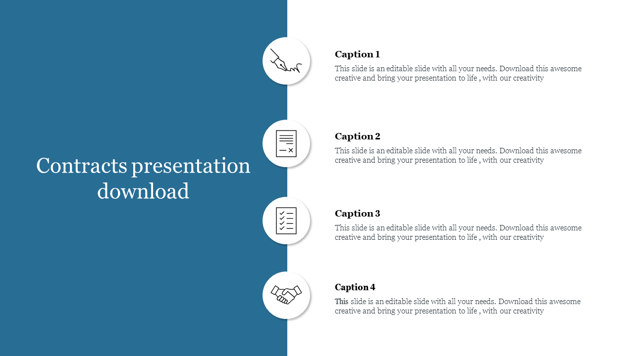 Innovative Contracts Presentation Download PPT Slide