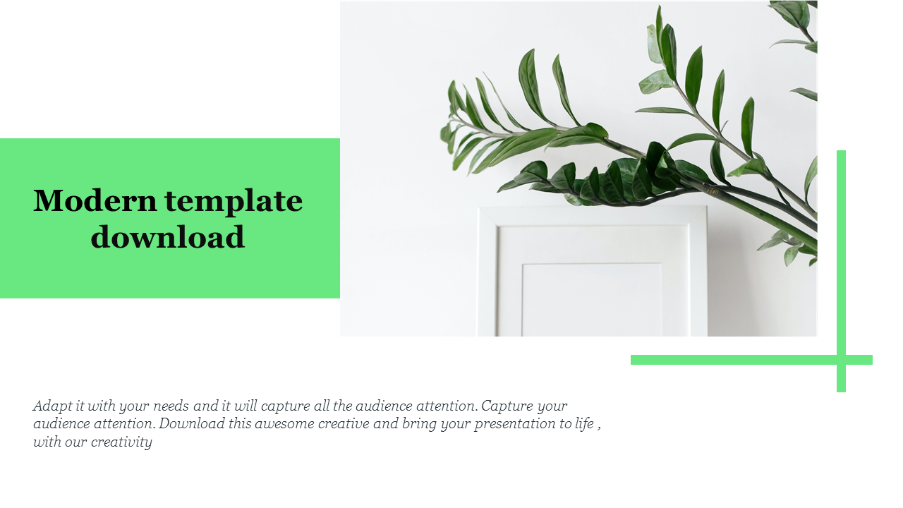 Modern Template Download Immediately For Presentation