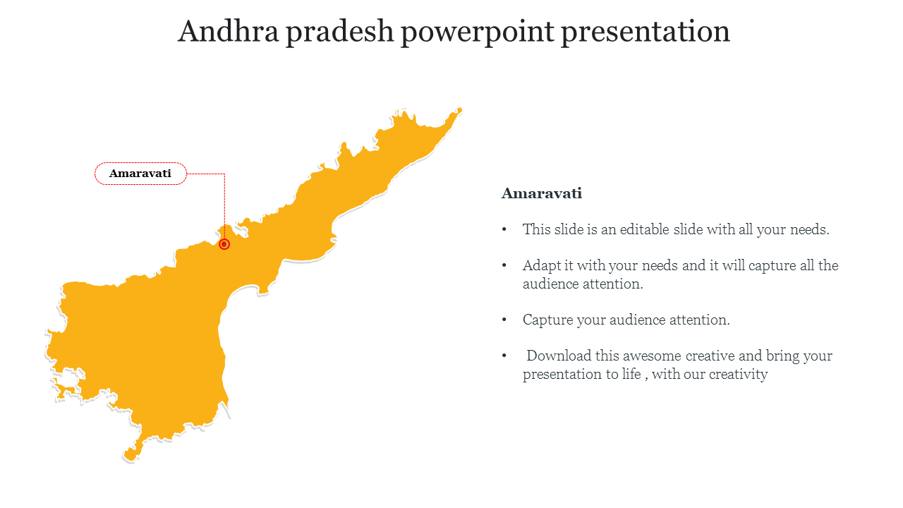 Creative Andhra pradesh powerpoint presentation  