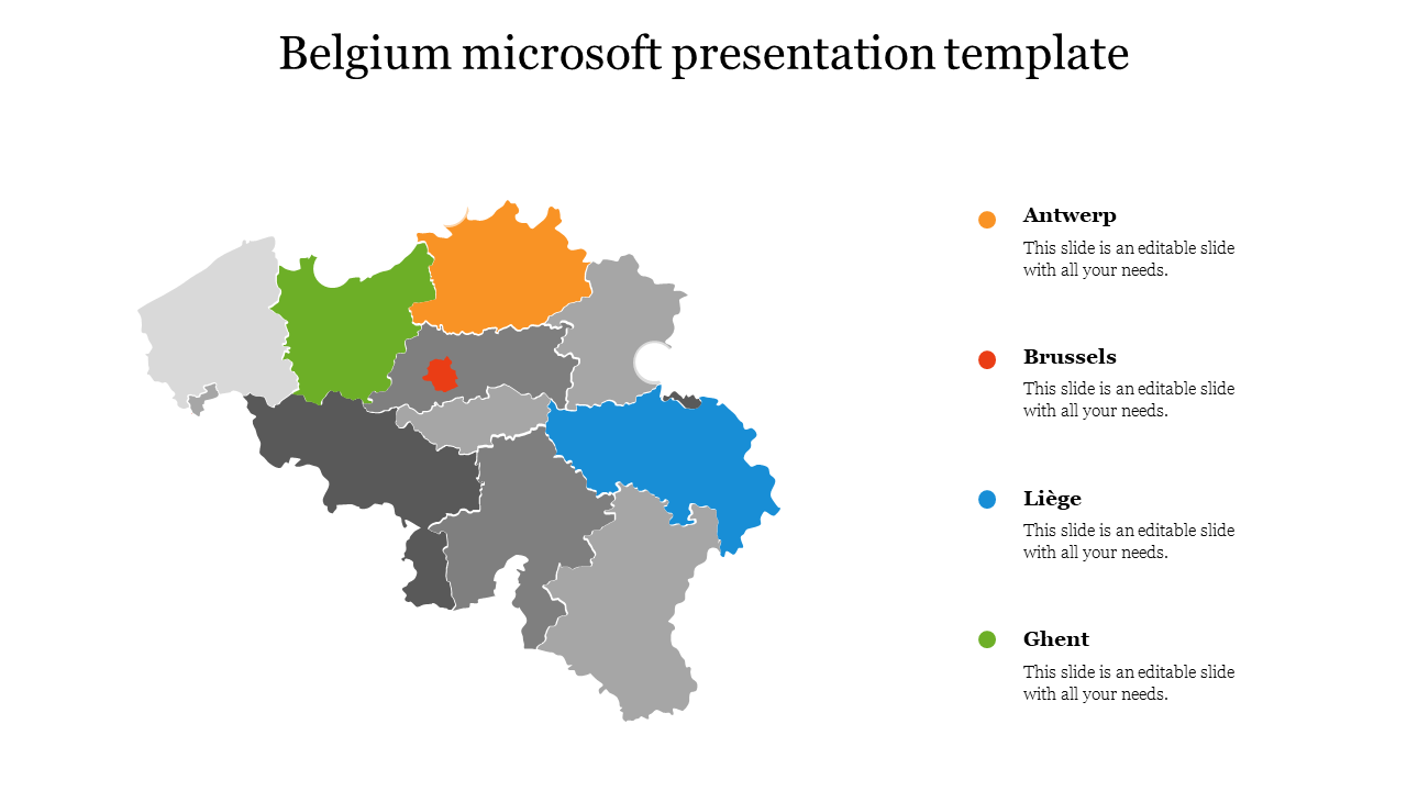 Creative Belgium microsoft presentation template 