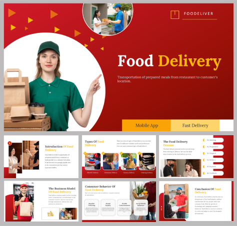 food delivery presentation