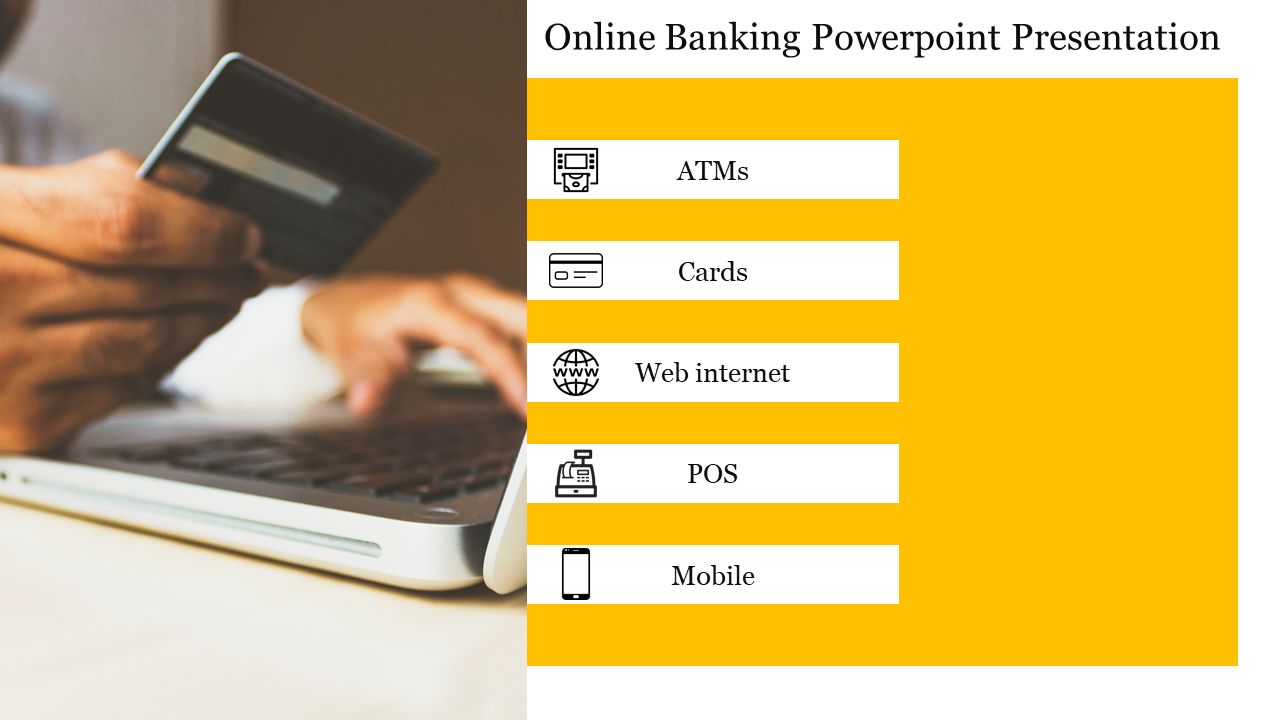 Advance Online Banking Powerpoint Presentation Slide