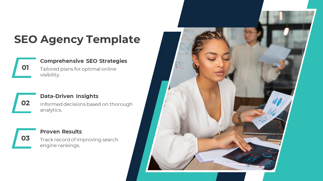 Best SEO Agency PowerPoint And Google Slides Template