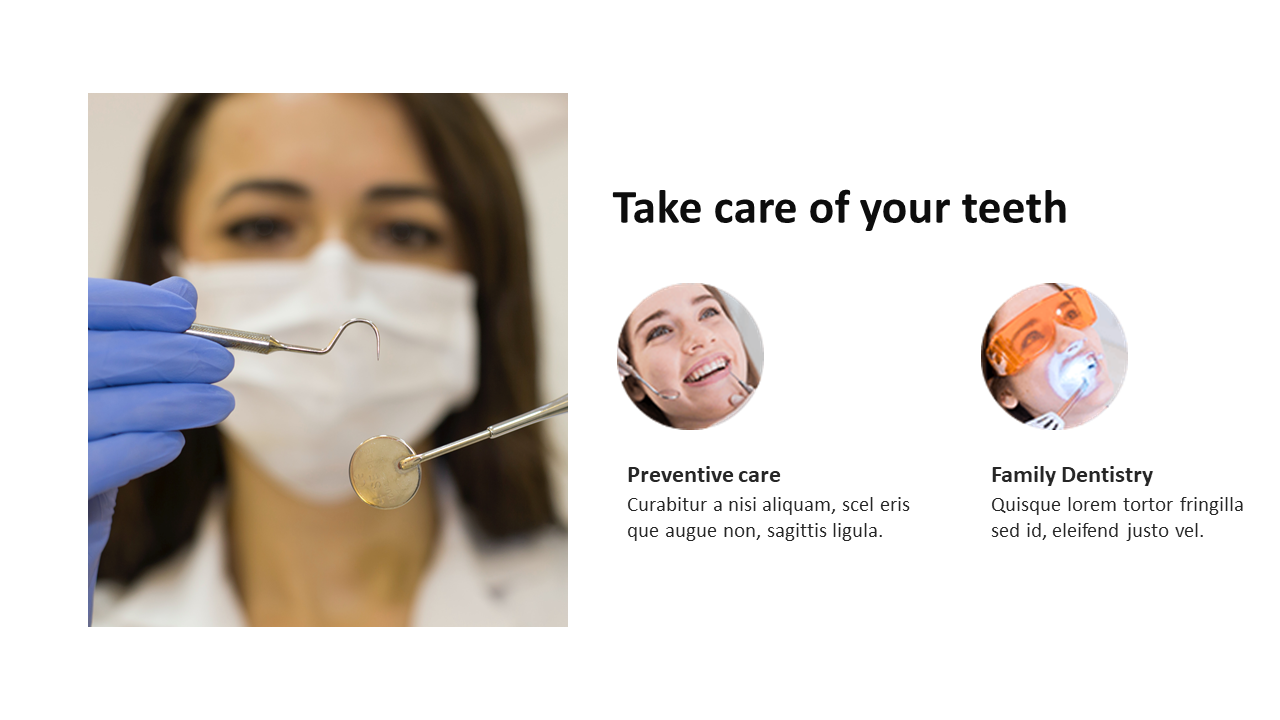 Get Amazing Dentist Presentation PPT Slide Template