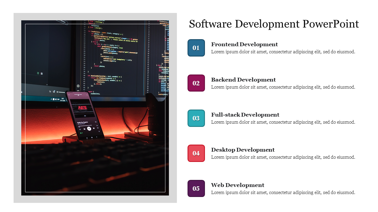 Portfolio Software Development PowerPoint Presentation