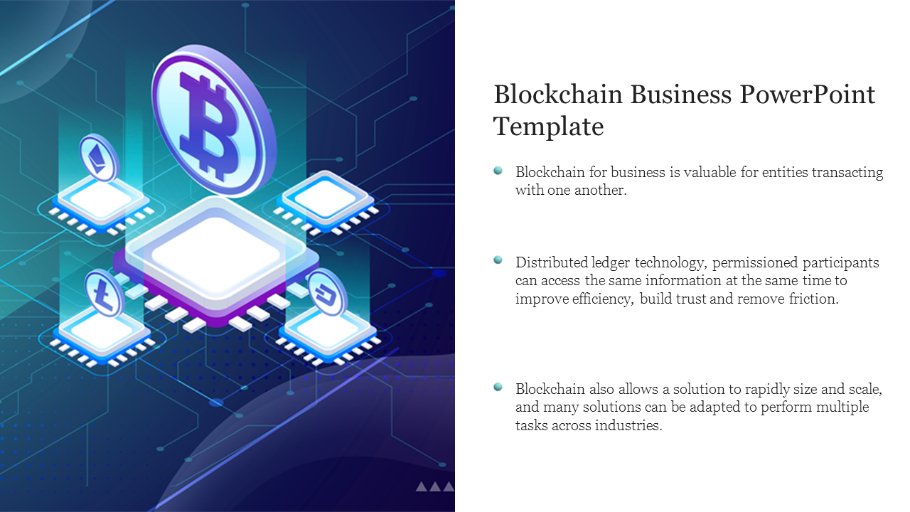 Extraordinary Blockchain Business PowerPoint Template