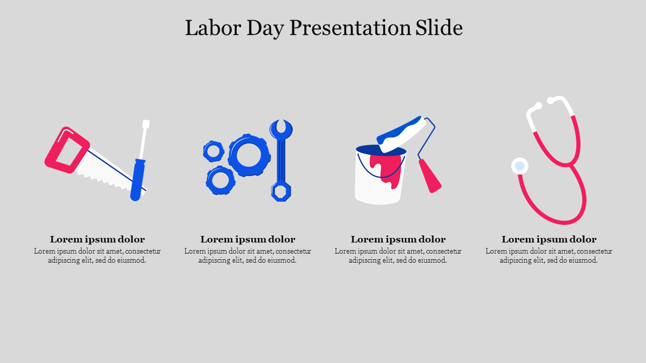 Labor Day Presentation Slide For Your Requirement