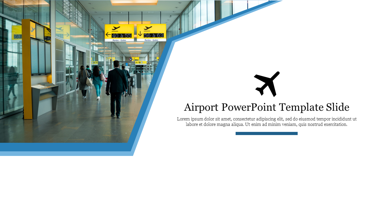 Innovative Airport PowerPoint Template Slide Designs