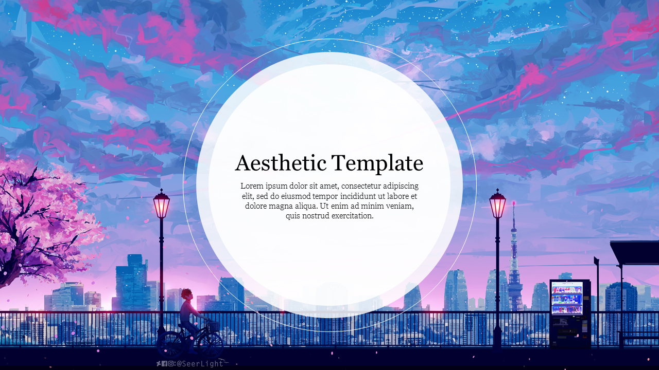 Best Aesthetic Template PPT For Presentation Slide