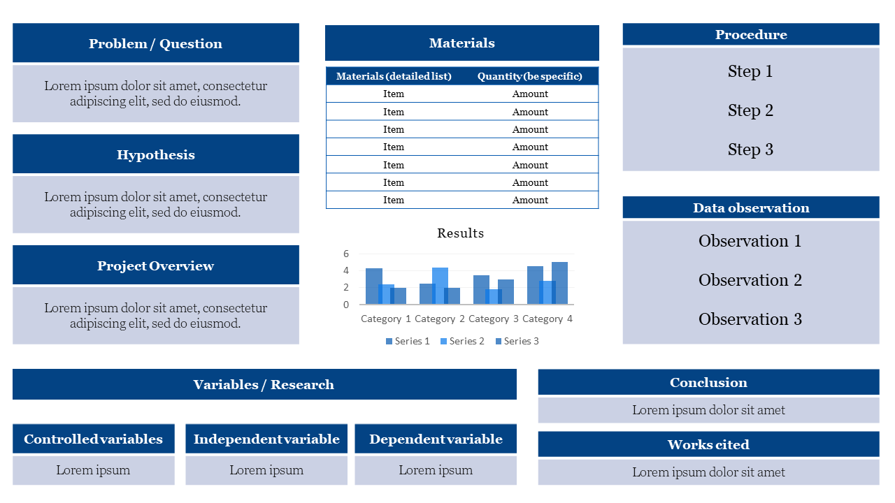 Best PowerPoint Template Science Project Slide