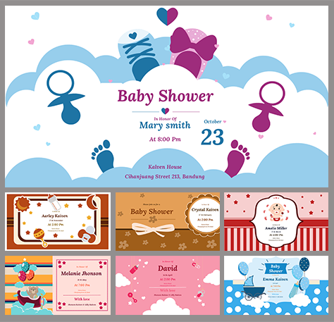 Baby Shower Google Slides Theme and PowerPoint Template