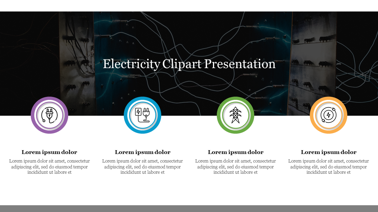 Electricity Clipart PPT & Google Slides Presentation