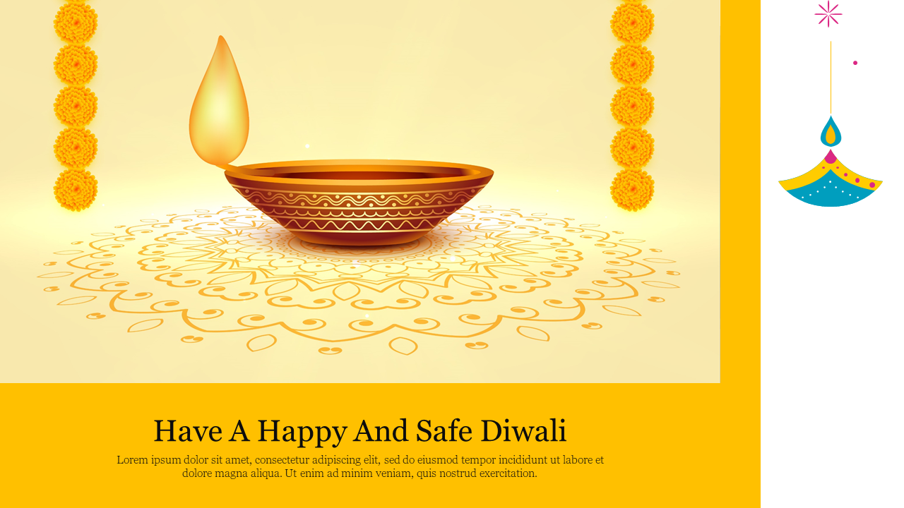 Creative Diwali Template PowerPoint Slides Designs