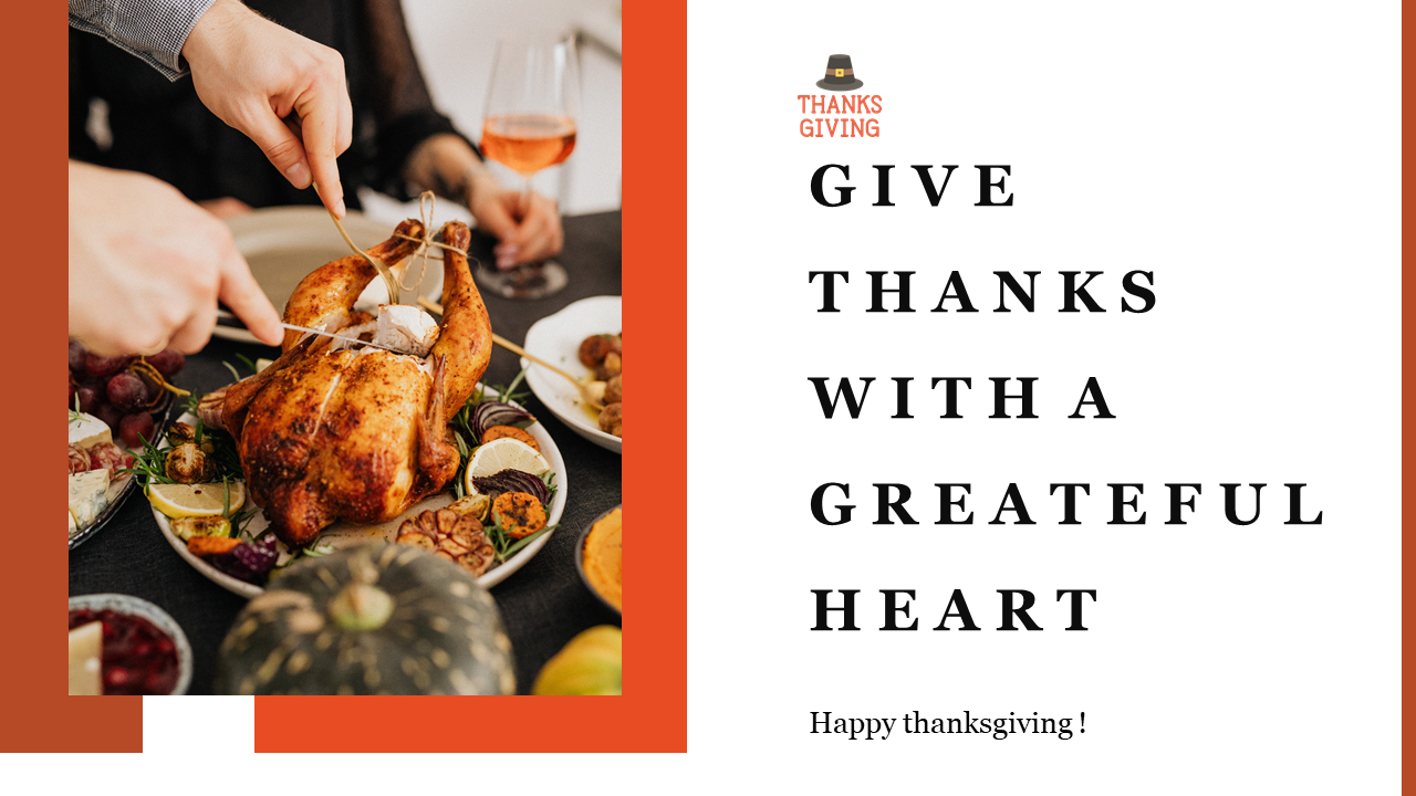 Thanksgiving PPT Presentation Template - Title Slide