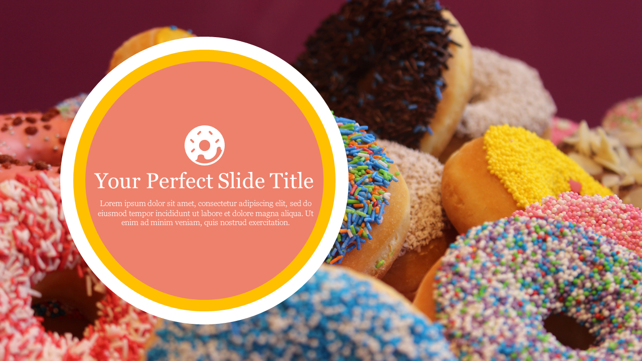 Effective Donut Template PowerPoint Presentation Slide 