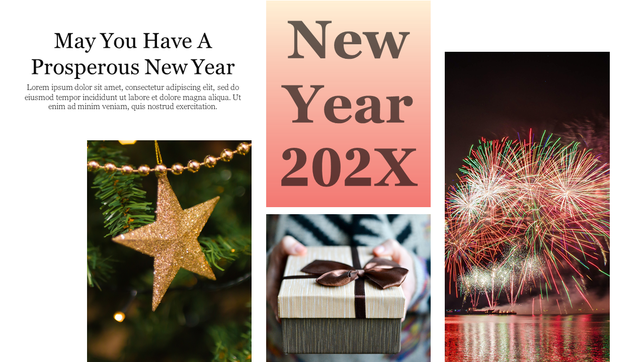 Editable New Year PointPoint Slide PPT Slide 