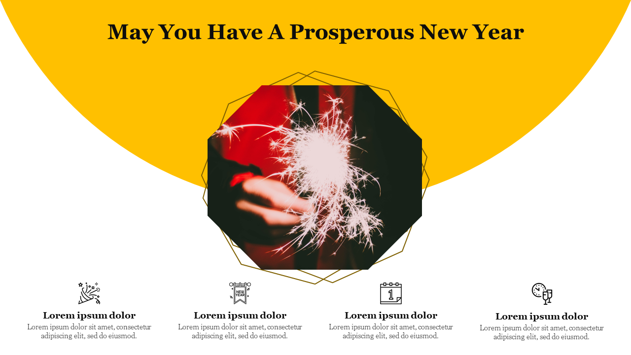 Innovative New Year Slide PPT Presentation Template 