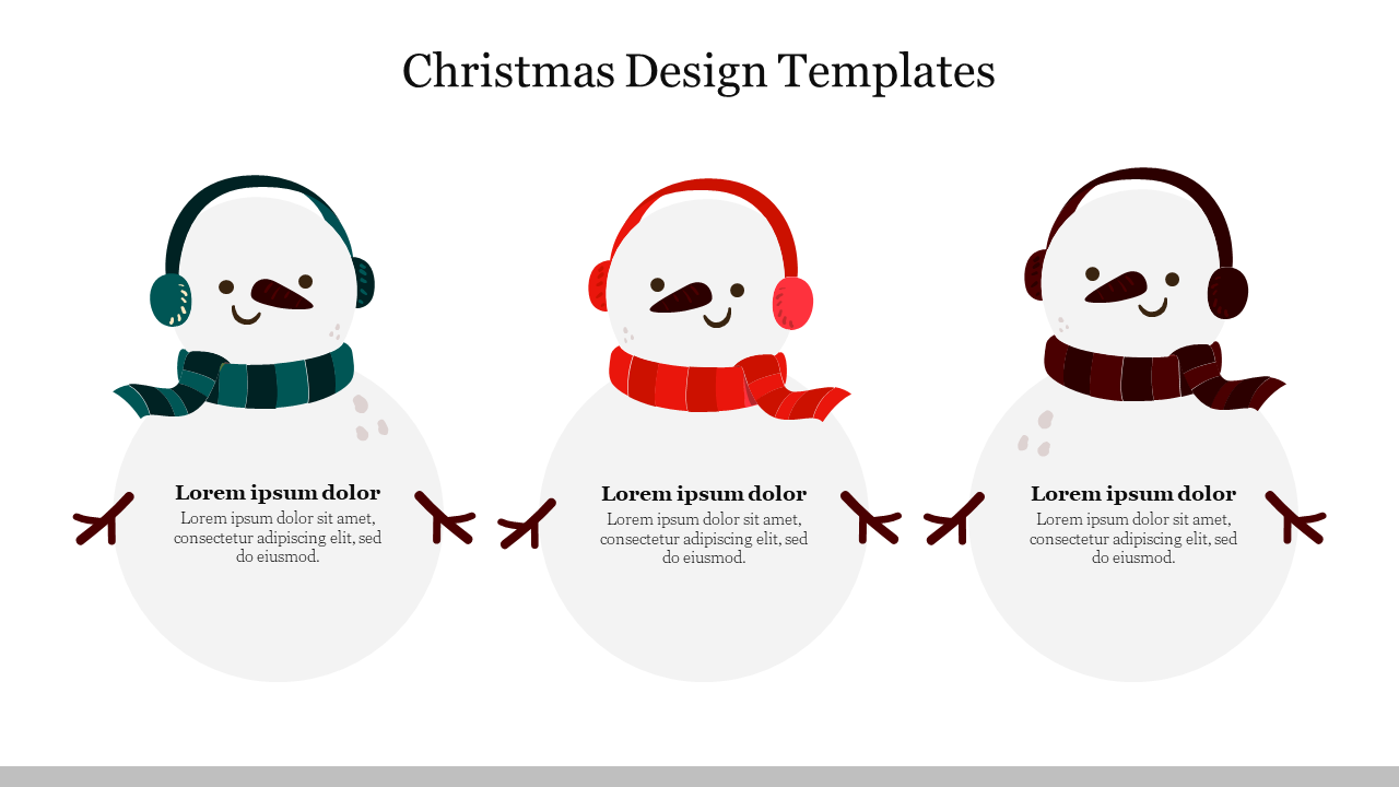 Innovative Editable Christmas Design Templates Slide 