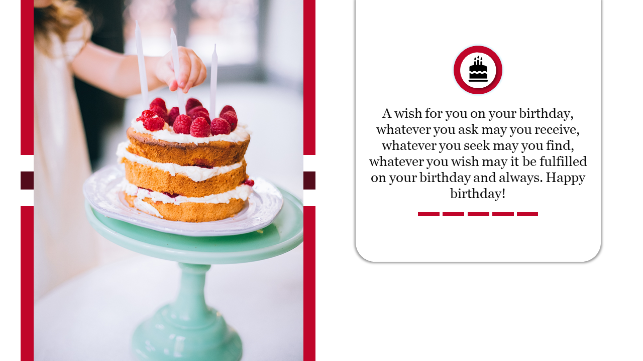 Birthday Wishes Presentation PPT Template & Google Slides