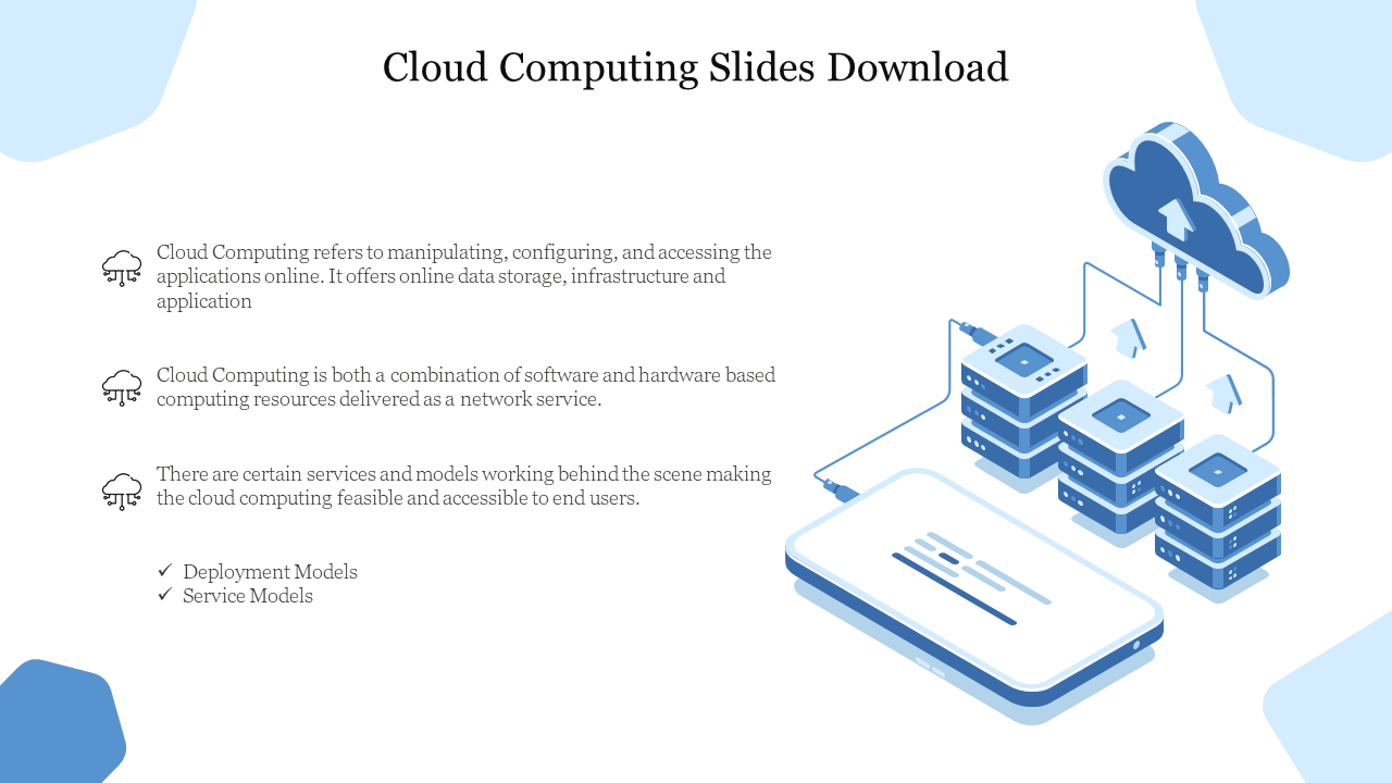 Cloud Computing PowerPoint Template For Presentation