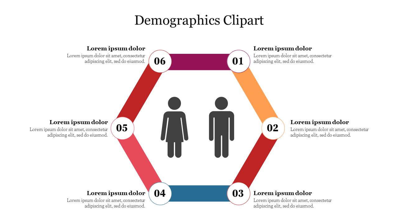 Demographics Clipart PPT Slide For Presentation