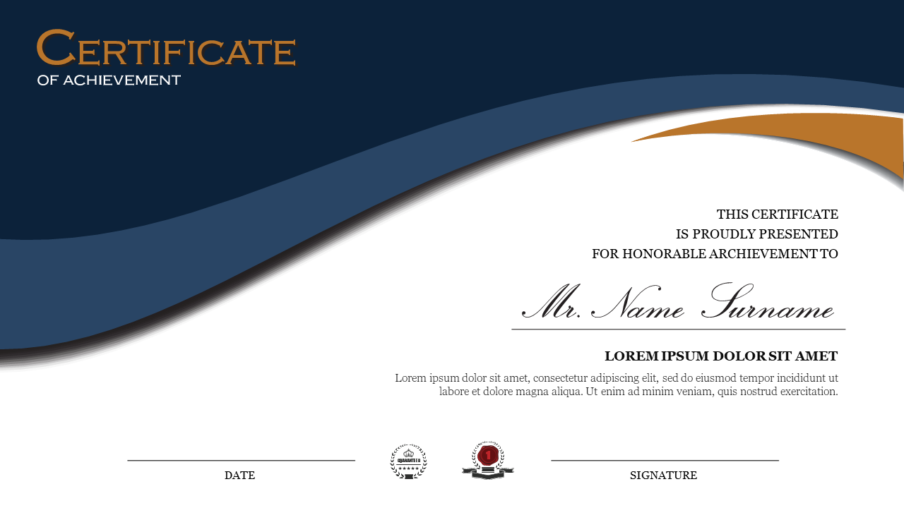 certificate of completion templates free download