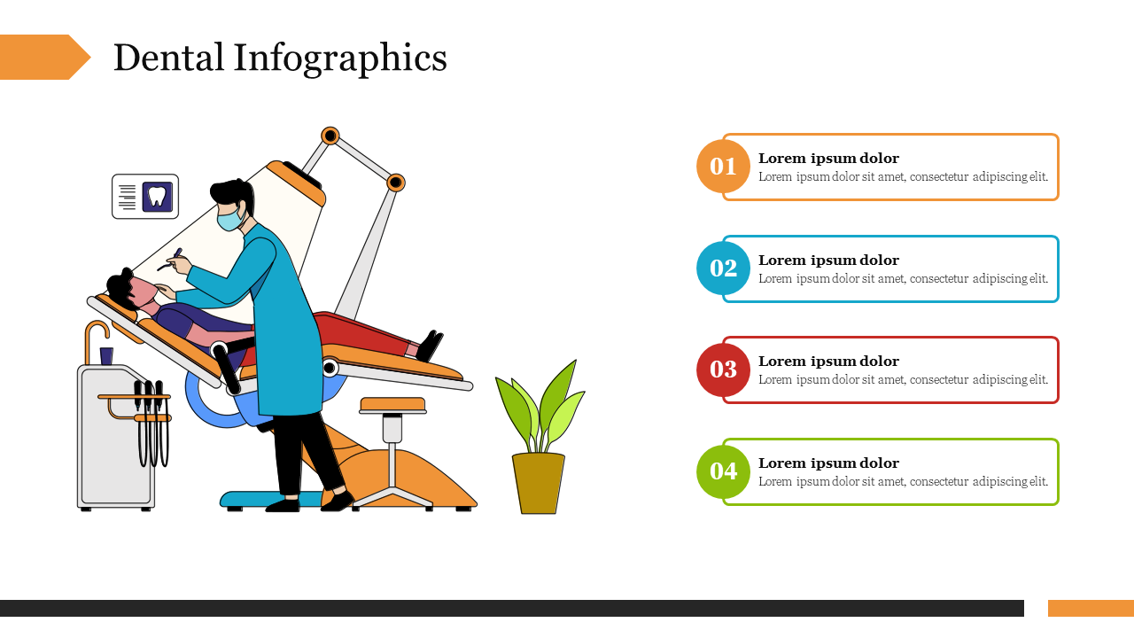 Dental Infographics PowerPoint Template and Google Slides