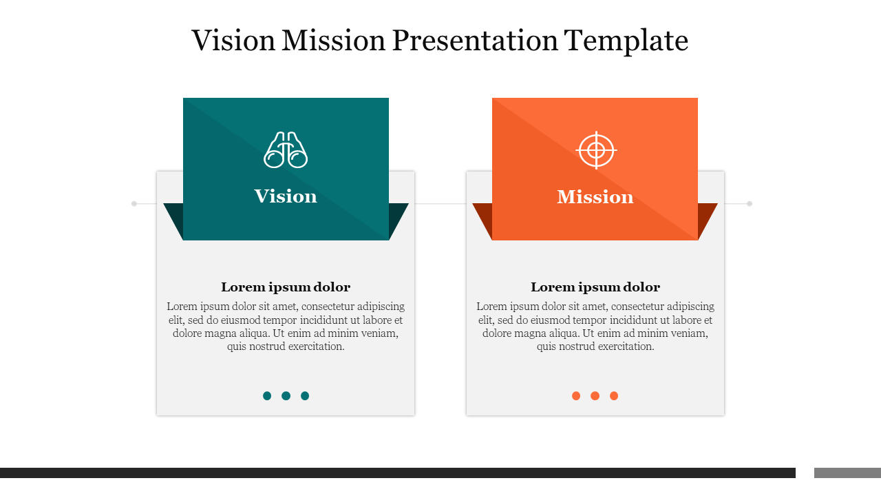 Free Vision Mission Values Googles Slides Themes & PPT