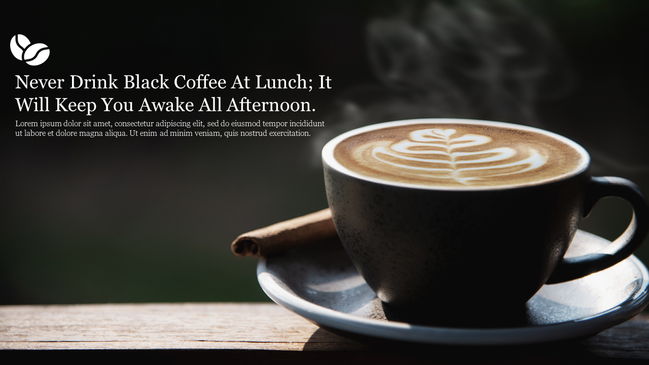 Amazing Coffee Theme PowerPoint Presentation Template