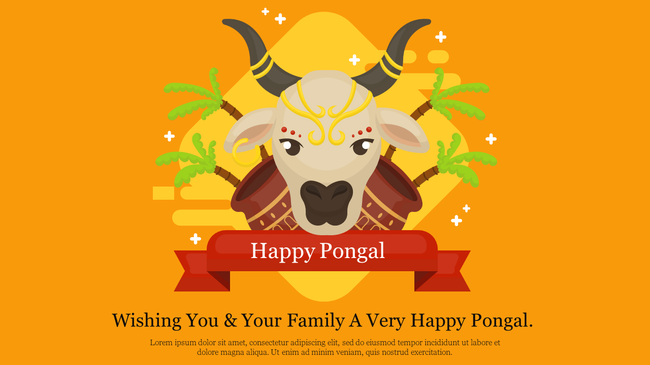 Amazing Pongal Template Presentation PowerPoint Slide