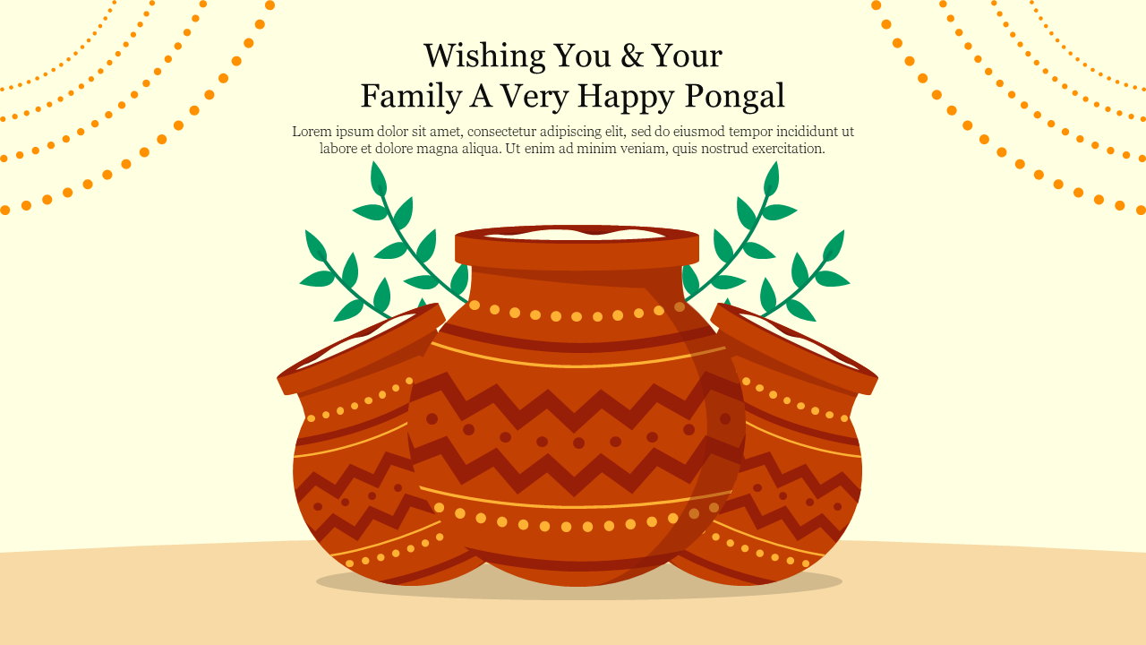 Add To Cart Pongal Presentation Slide PPT Template