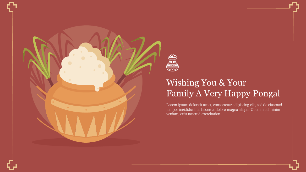 Effective Pongal presentation Download Slide Template 