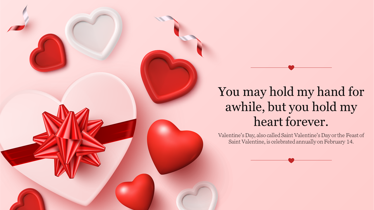 Effective Valentines Background For PowerPoint Slide 