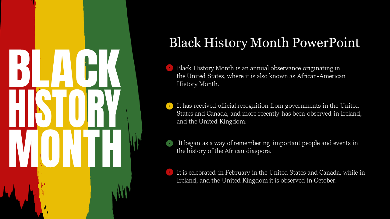 Black History Month PowerPoint Template and Google Slides