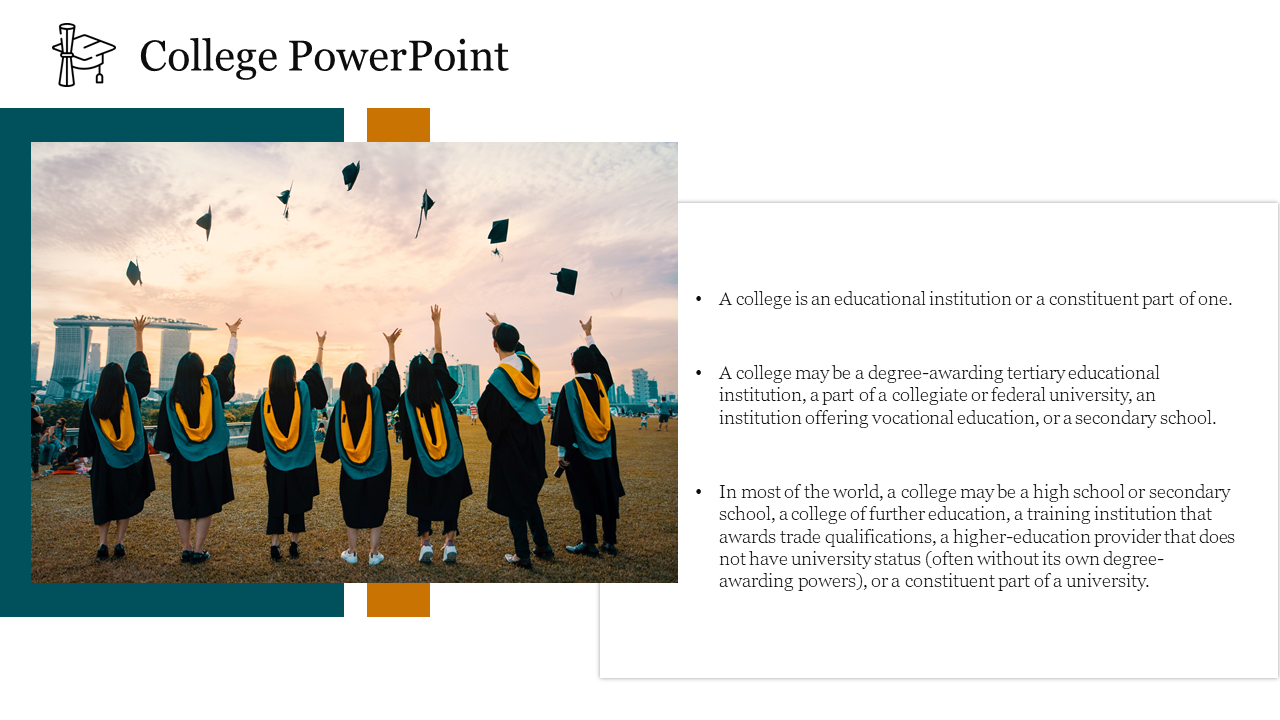 College PPT Presentation Template for Academic Success