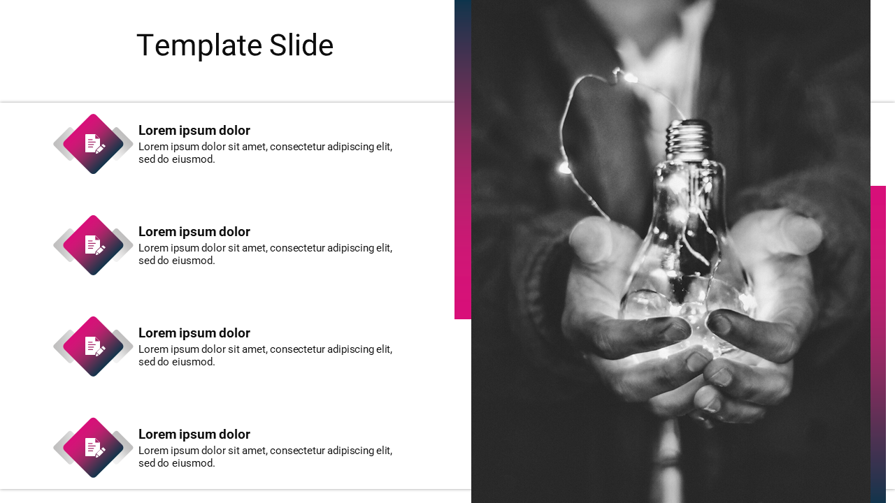 Incredible Template Google Slide Presentation PPT