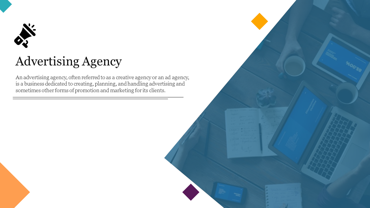 Effective Advertising Agency Template Presentation Slide 