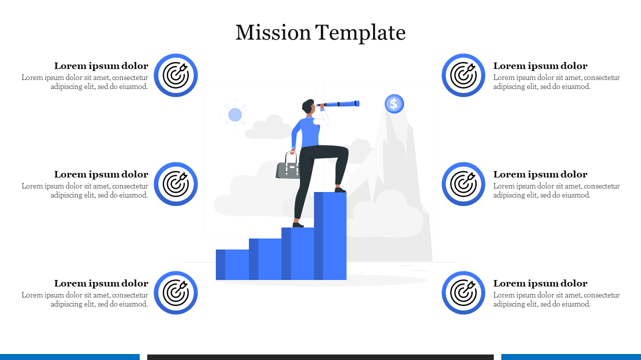 Amazing Mission Template  PowerPoint Presentation Slide 