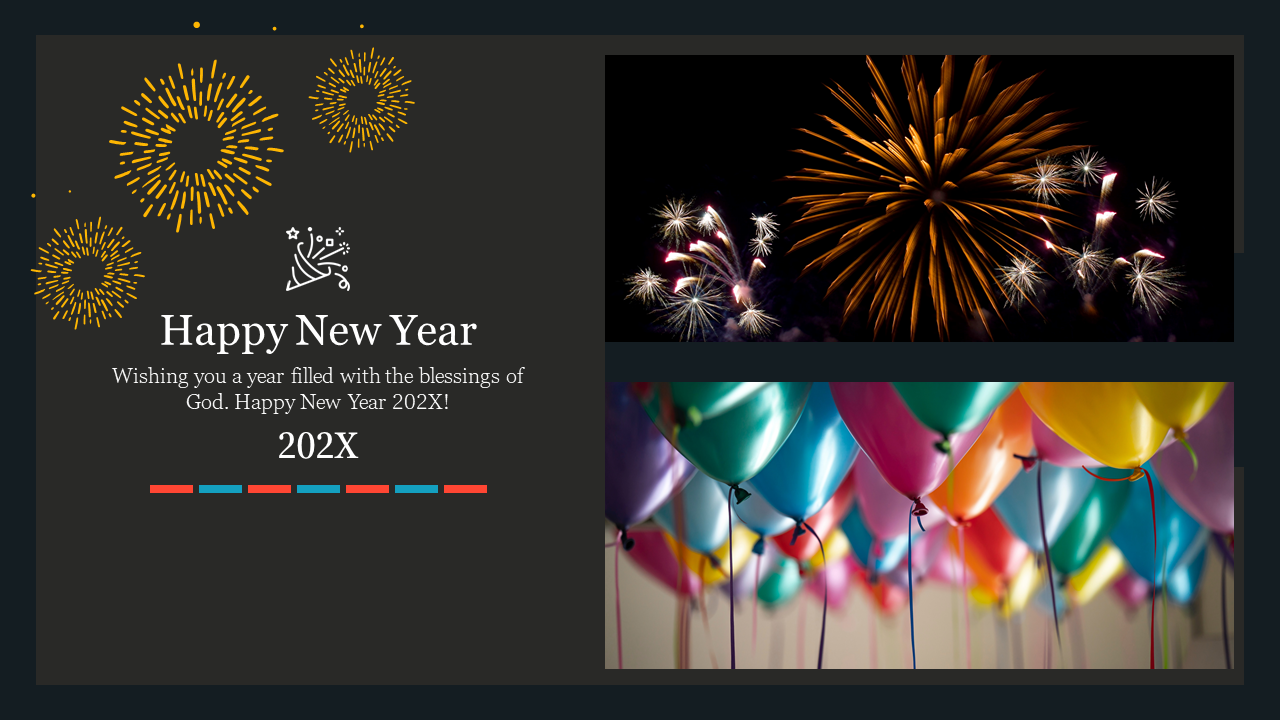 Effective Happy New Year PowerPoint Slide Presentation 