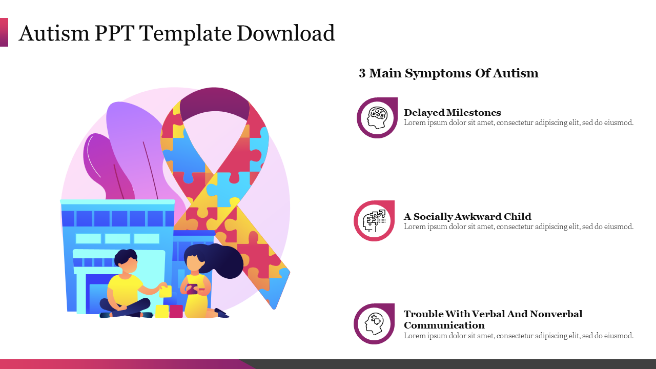 Autism Ppt Template Free Download